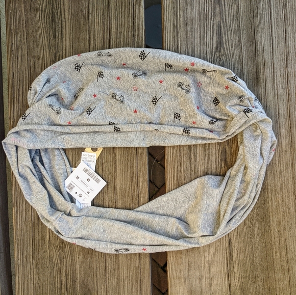 ZARA Cotton Motorcycle Print Neck Warmer NWT - Picture 6 of 6